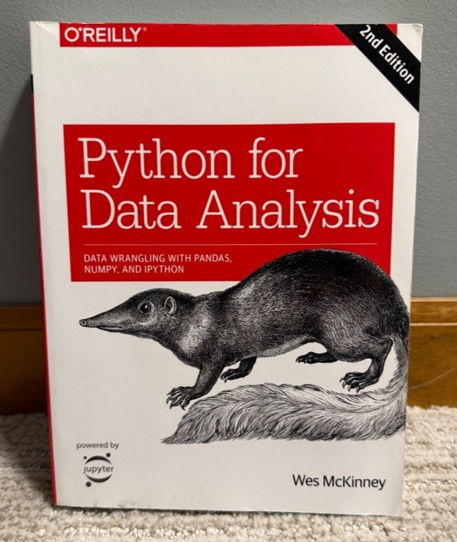 O’Reilly Python for Data Analysis 2nd Edition Wes McKinney 2017 Paperback