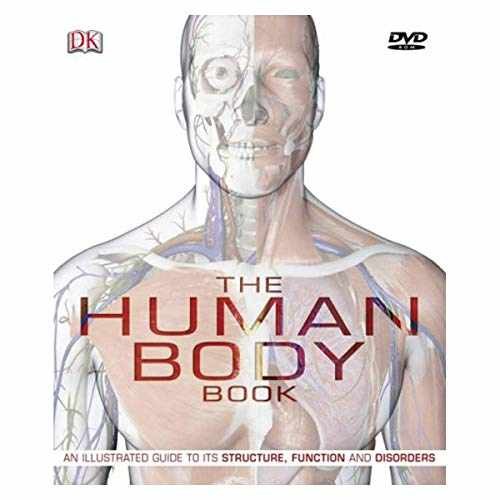 The Human Body Book (Book & DVD) – Hardcover, by Steve Parker – Very Good b