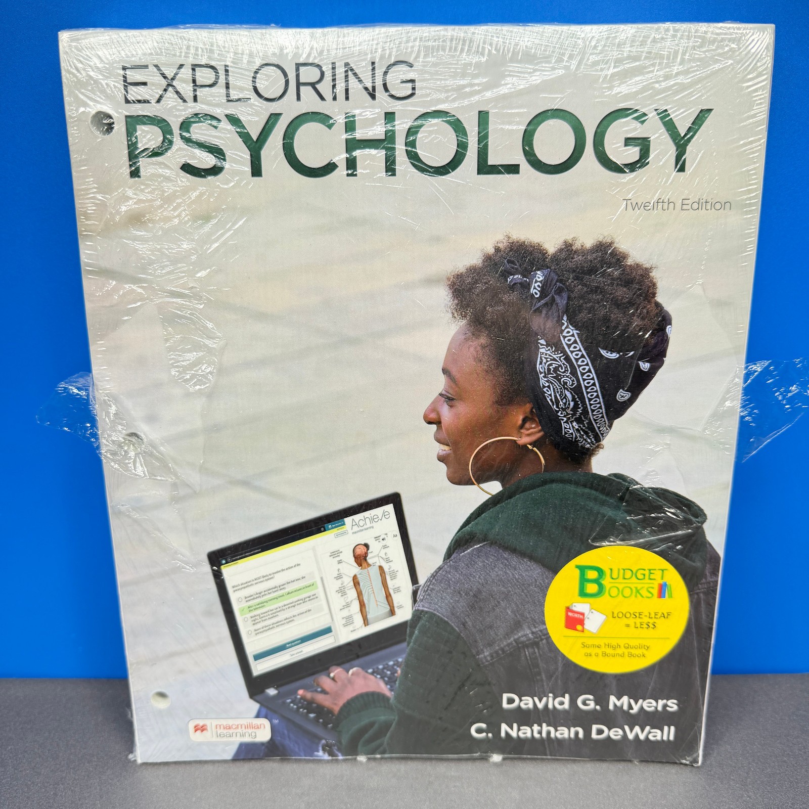 EXPLORING PSYCHOLOGY 12TH TWELFTH EDITION TEXTBOOK LOOSELEAF MYERS DEWALL NEW