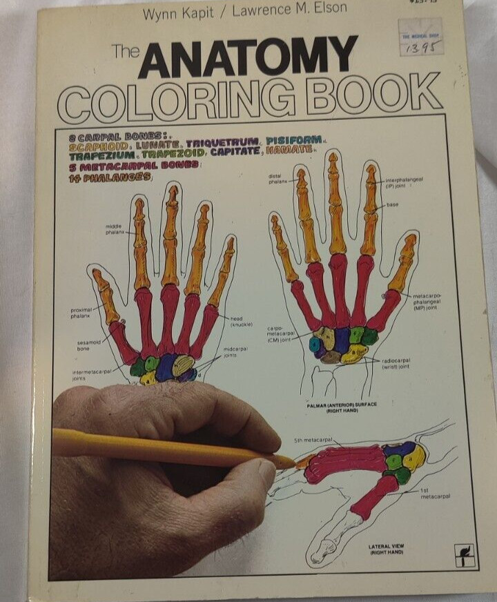 The Anatomy Coloring Book by Lawrence M. Elson and Wynn Kapit (Trade Paperback)