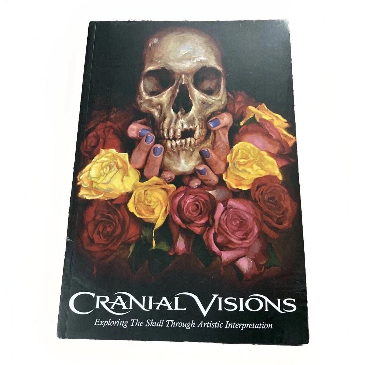 CRANIAL VISIONS Art Book Mike DeVries Skulls Tattoo – See Description