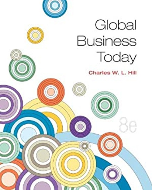 Global Business Today Paperback Charles W. L. Hill
