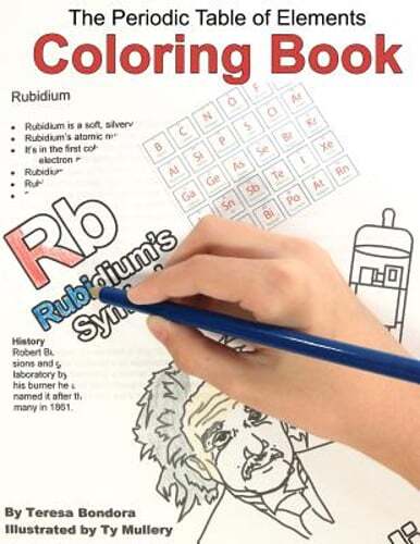 The Periodic Table of Elements Coloring Book by Teresa Bondora: Used