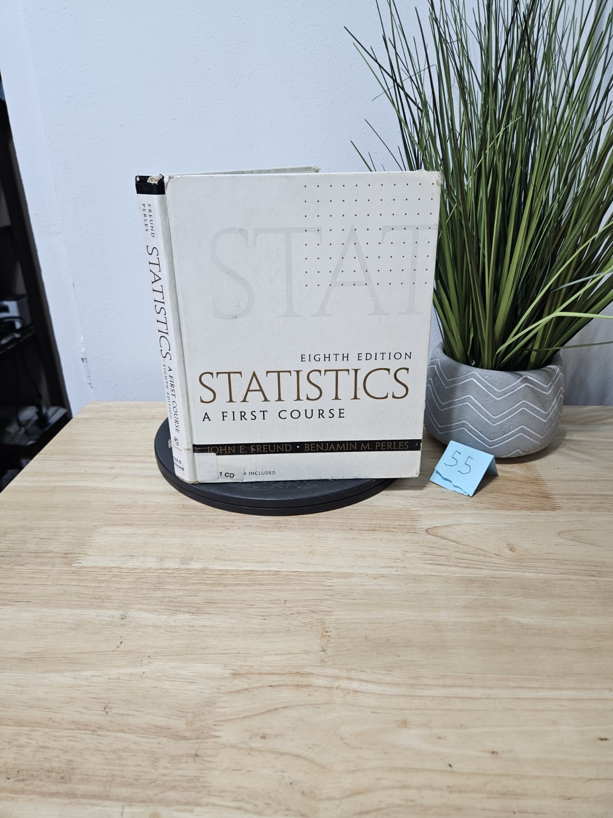 STATISTICS A FIRST COURSE By John Emeritus Freund 8th Edition With CD