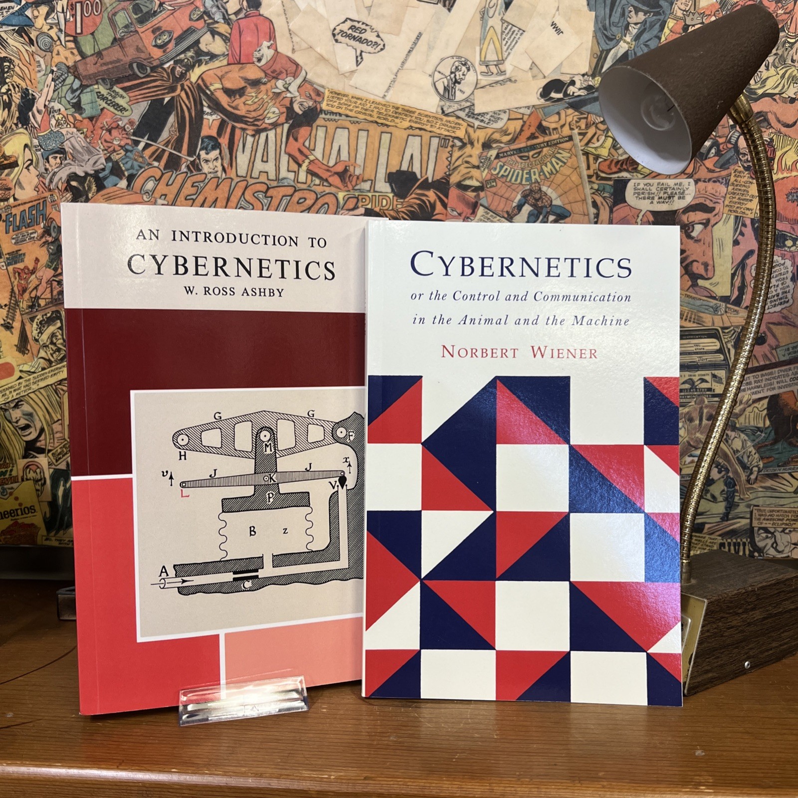 Cybernetics (2) Book Lot ~ W. Ross Ashby ~ Norbert Weiner ~ Animal Control
