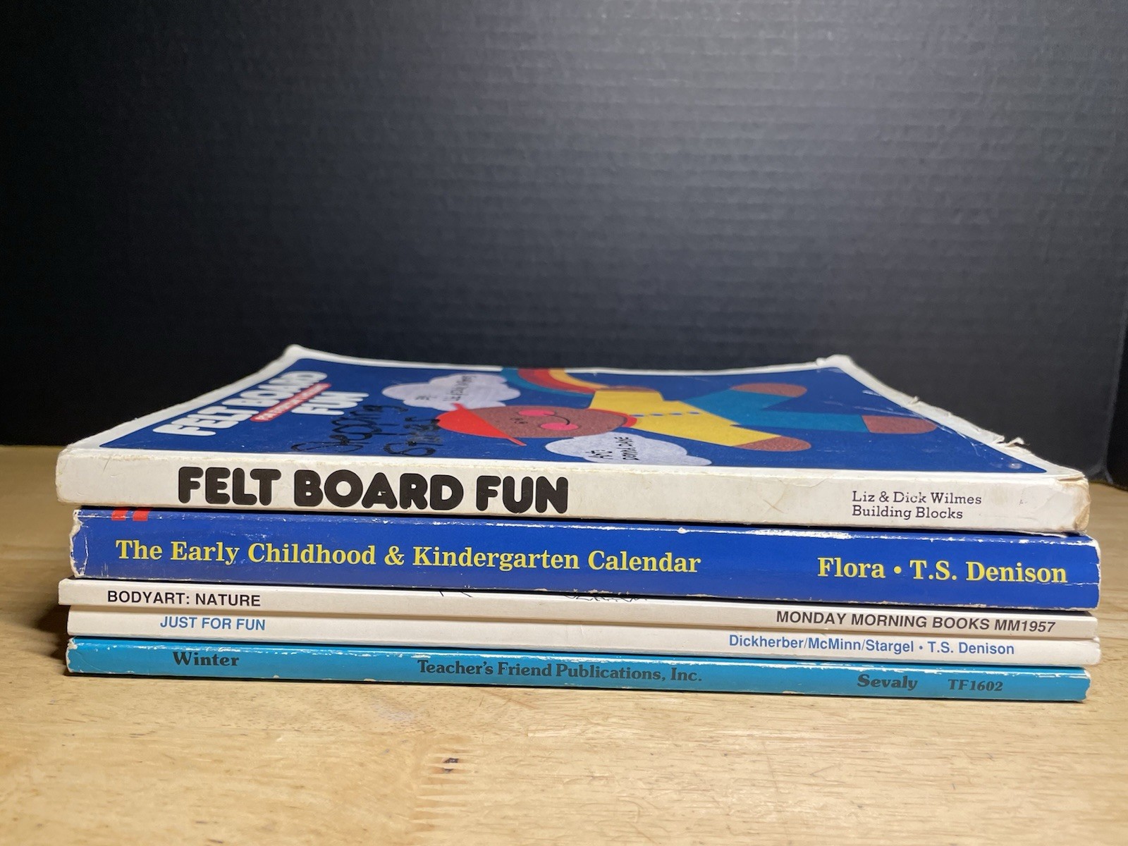 Vintage Lot Of 5 PreK – Grade 2 Teacher Resource Activities Paperback Books