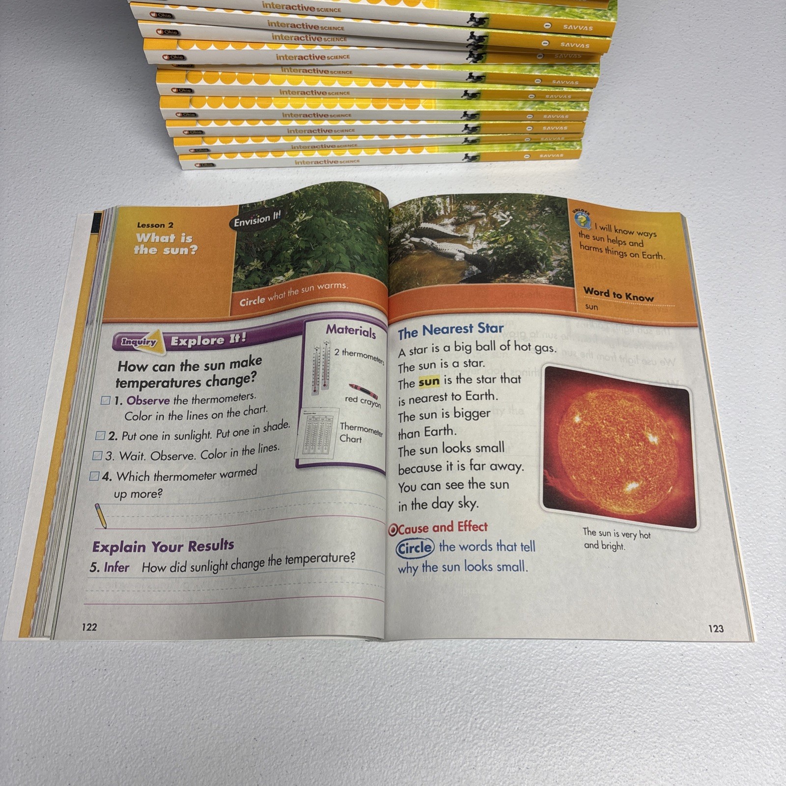 Interactive Science, Grade 1 by Pearson Education Staff LOT TOTAL 25 BOOKS