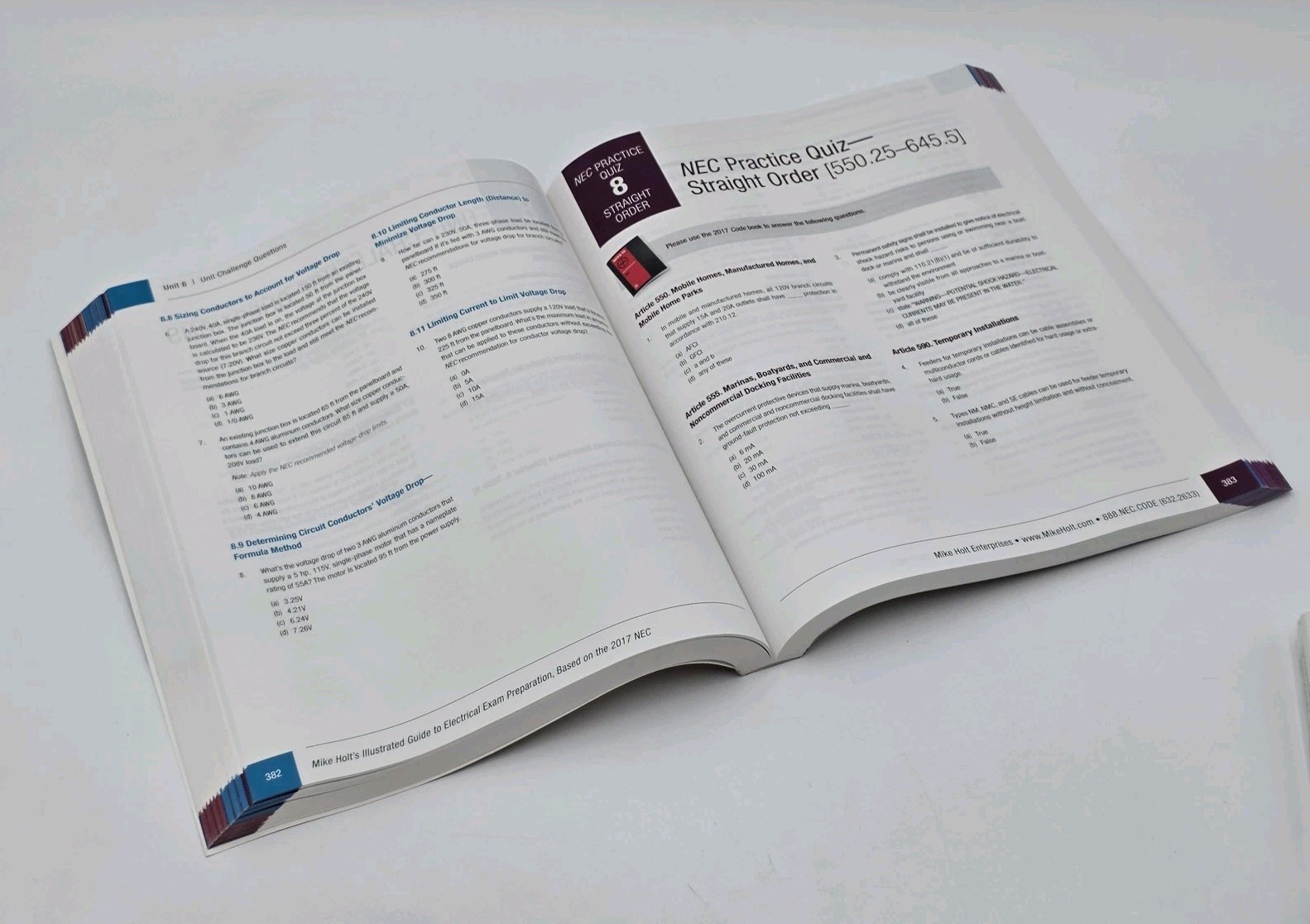 Mike Holt’s Electrical Exam Preparation textbook, Based on the 2017 NEC