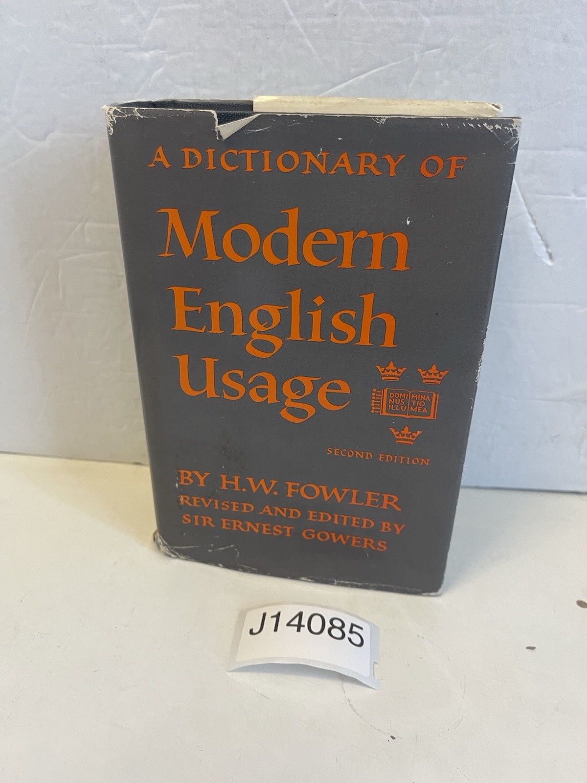 Dictionary of Modern English Usage by H. W. Fowler (1987, Hardcover Dust Jacket)