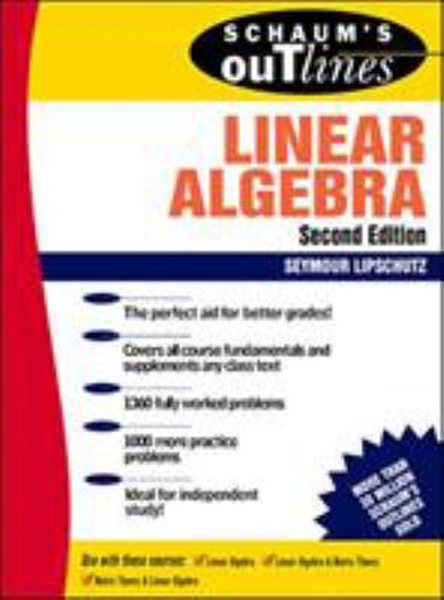 Linear Algebra Paperback Seymour Lipschutz