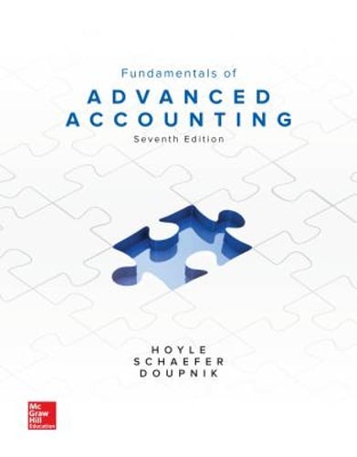 Fundamentals of Advanced Accounting by Joe Ben Hoyle: Used