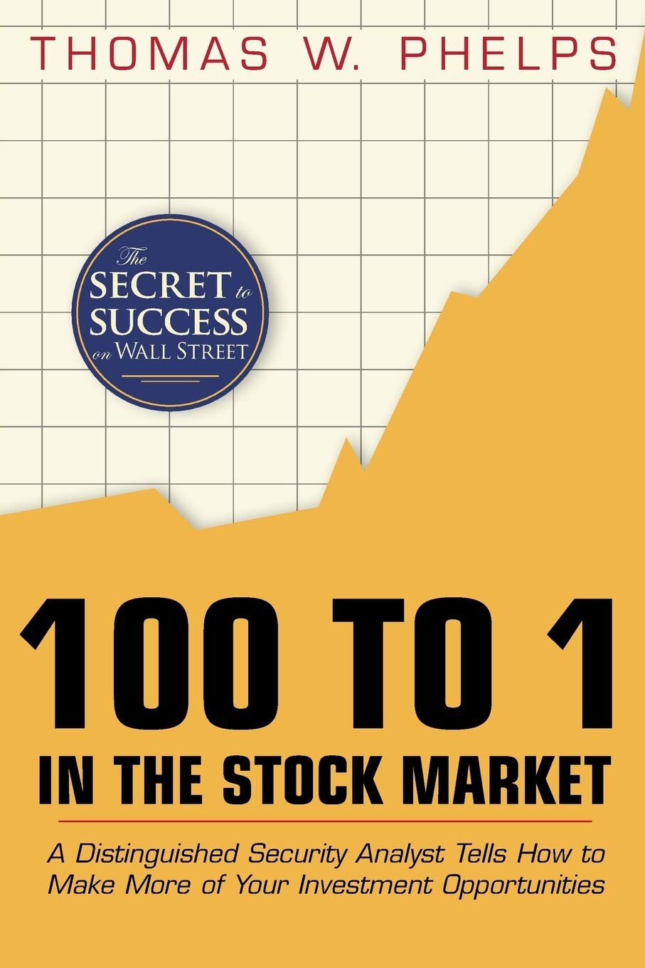100 to 1 in the Stock Market: A Distinguished Security Analyst Tells How to …