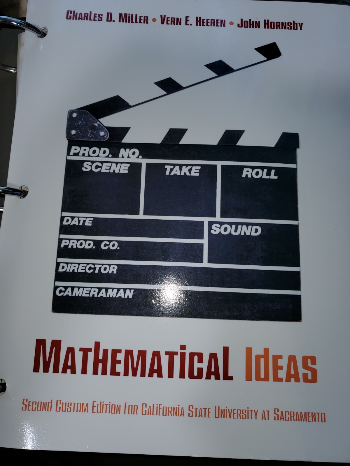 Mathematical Ideas by Charles Miller Second Edition