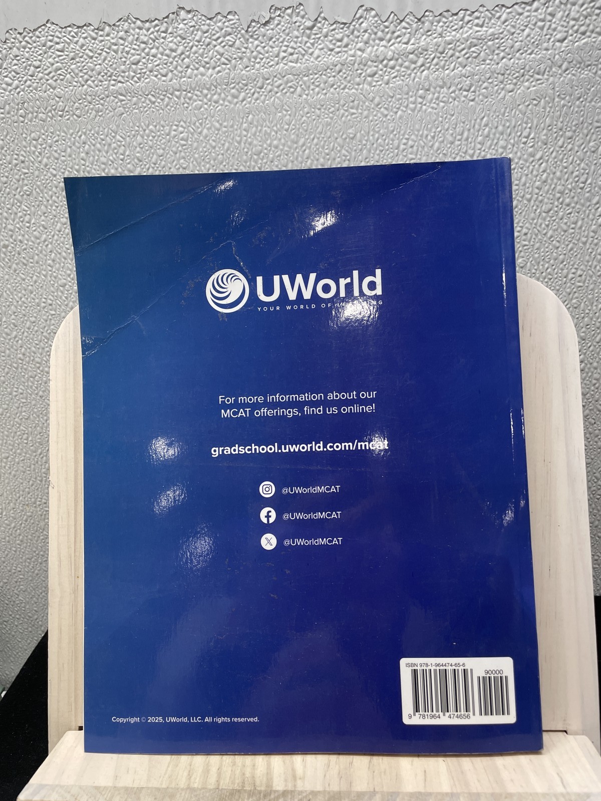UWorld 2026-2027 MCAT Prep Books Set of 8 Books (No Digital Code) Books Only