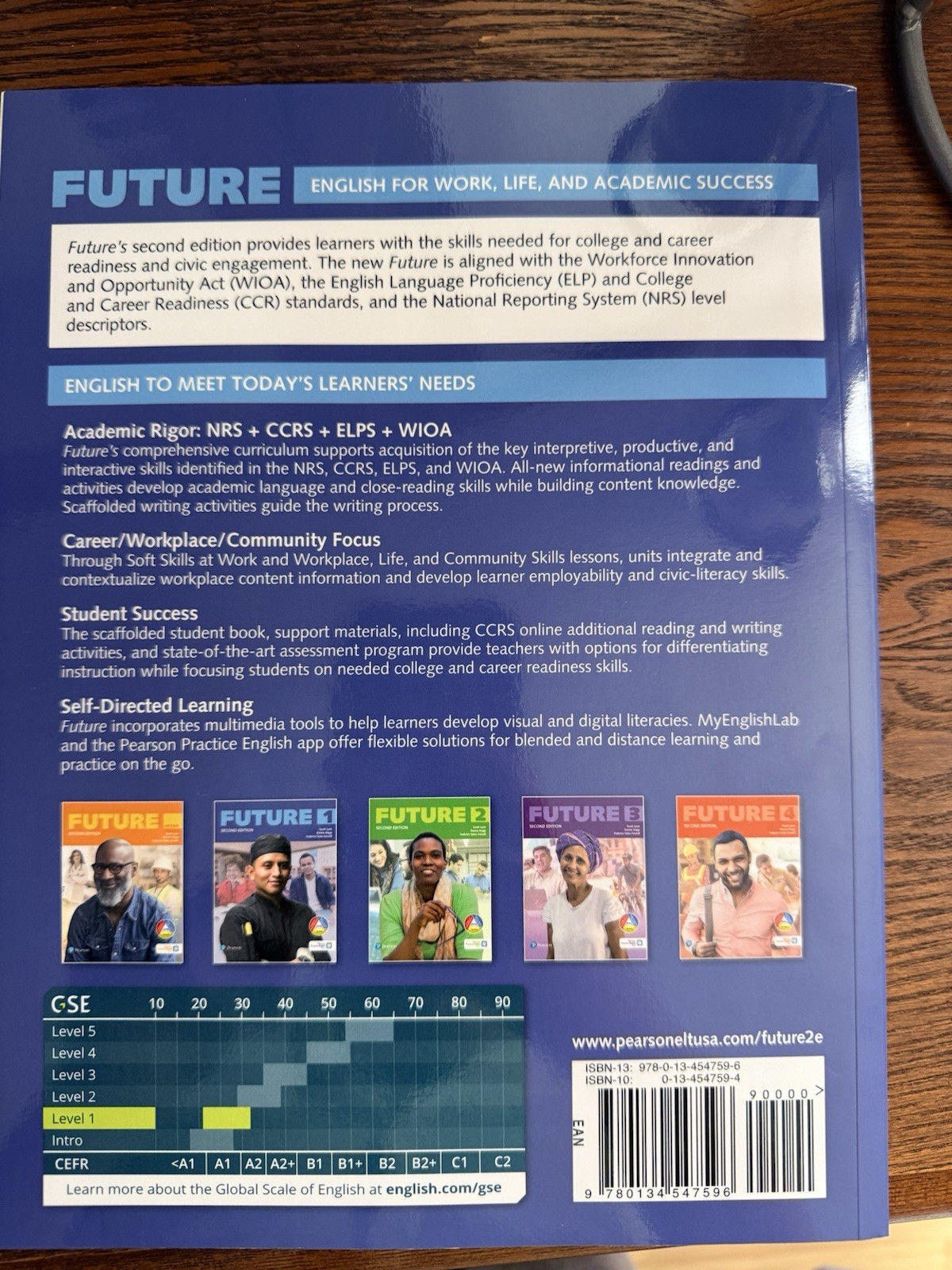 Pearson Future 1 Second Edition Student’s Book & Workbook English for Work, Life