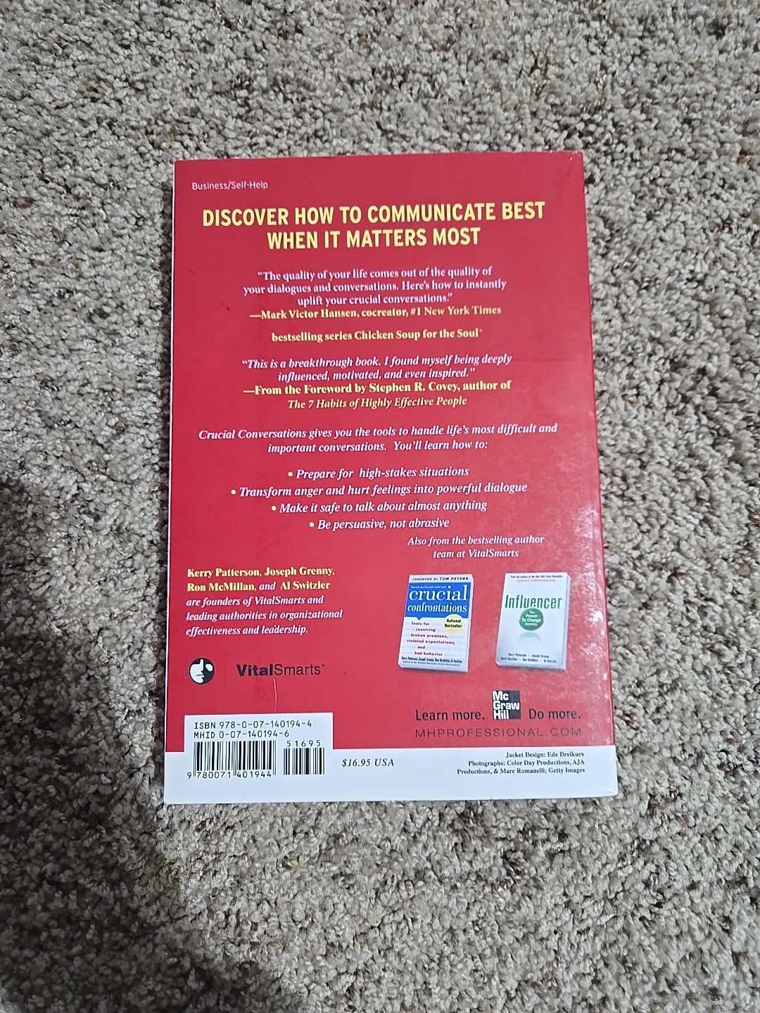 Crucial Conversations: Tools for Talking When Stakes Are High by Kerry…