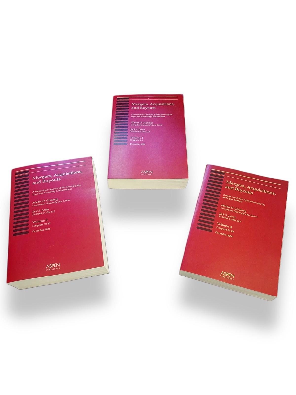 Mergers, Acquisitions, and Buyouts Vol 1, 3 & 4 (December 2004) Aspen Publishers