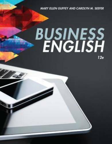 Business English – Paperback By Guffey, Mary Ellen – GOOD