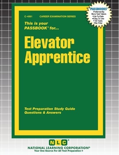 Elevator Apprentice by Passbooks: New