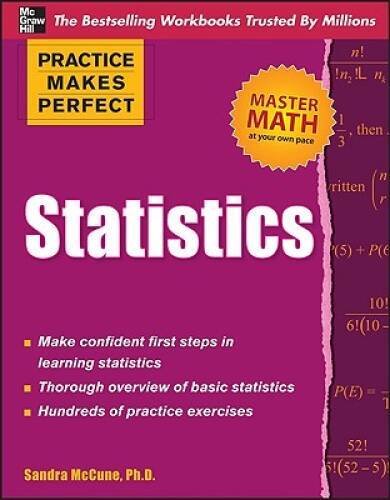 Practice Makes Perfect Statistics (Practice Makes Perfect (McGraw-Hill)) – GOOD