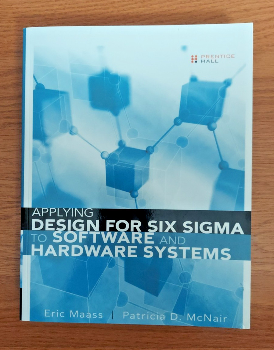 Applying Design for Six Sigma to Software and Hardware Systems Book 2010 VGUC