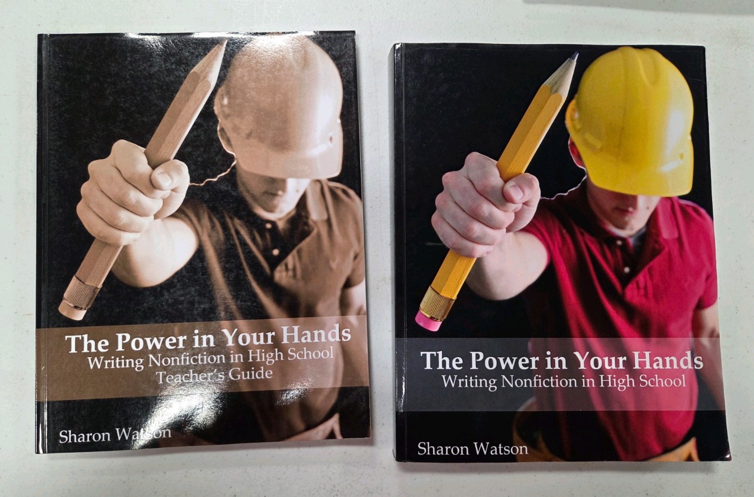 Power in Your Hands Writing in High School, Teacher’s Guide and workbook text