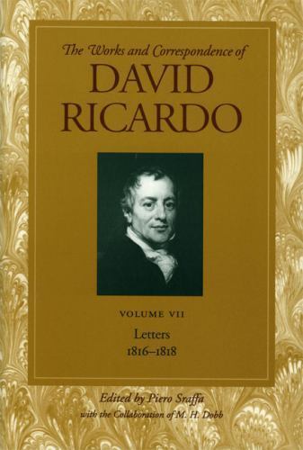 Letters 1816-1818, Paperback by Ricardo, David, Brand New, Free shipping in t…