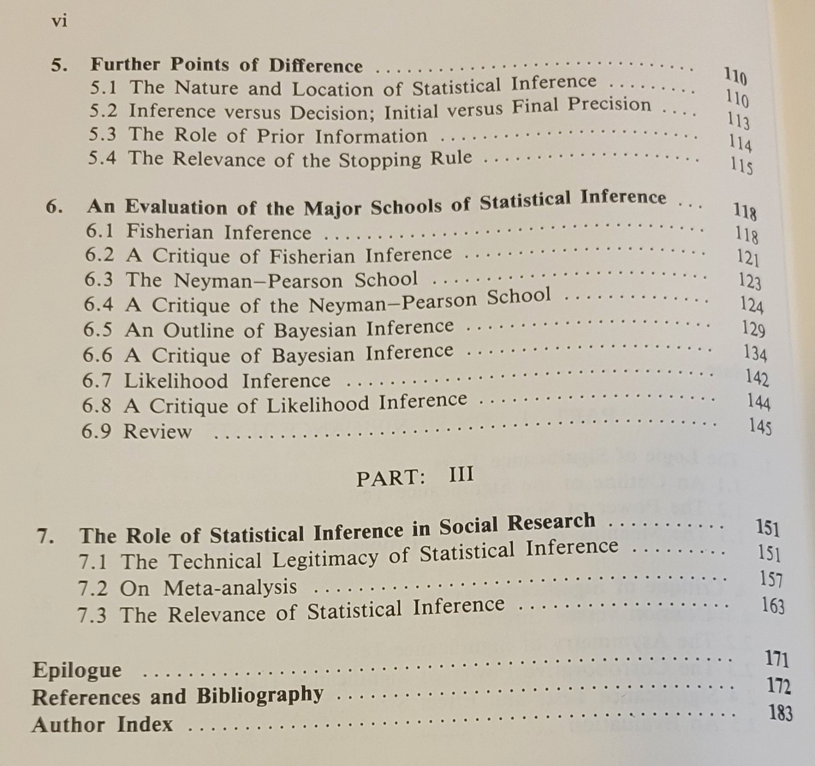 STATISTICAL INFERENCE: A Commentary for the Social & Behavioral Sciences HC BOOK