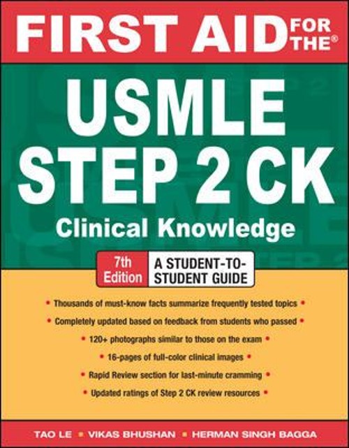 USMLE Step 2 CK : Clinical Knowledge Tao., Bhushan, Vikas, Bagga,