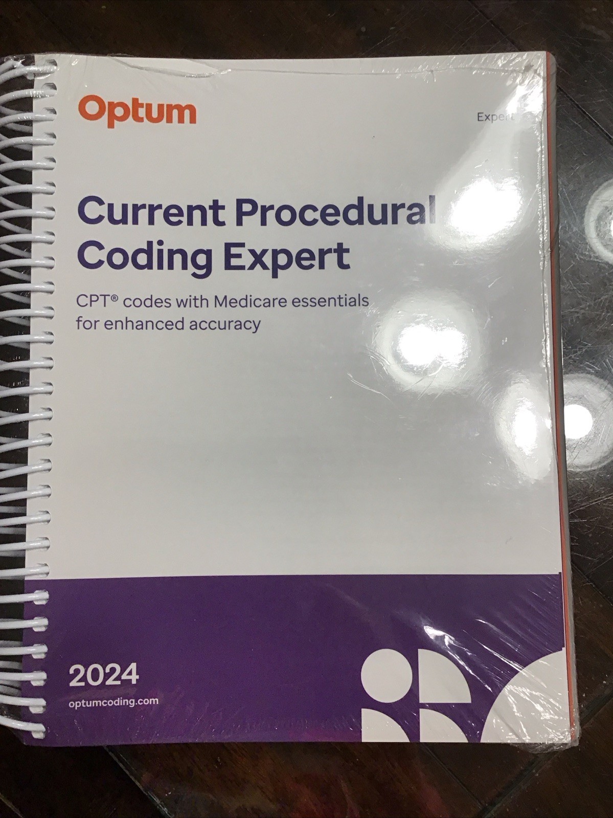 2024 Current Procedural Coding Expert (Spiral) – Spiral-bound, by Optum – New