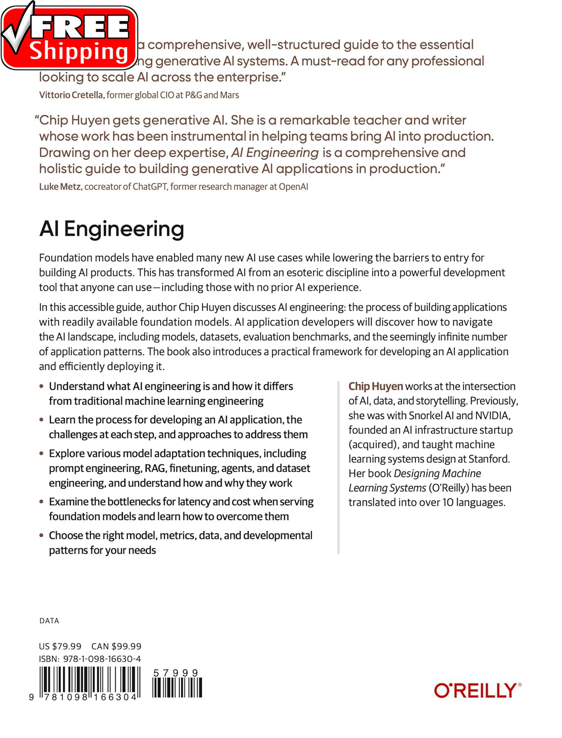 AI Engineering: Building Applications with Foundation Models