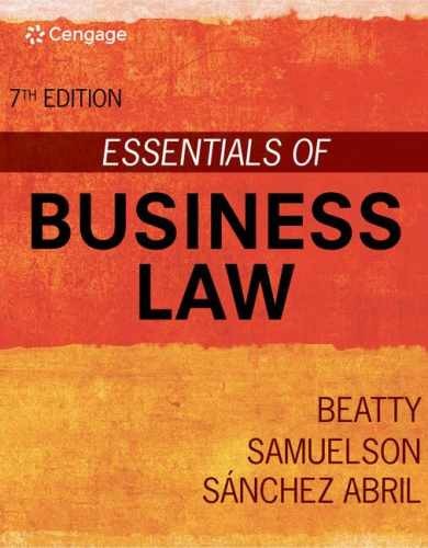 Essentials of Business Law – Paperback, by Beatty Jeffrey; Samuelson – Good