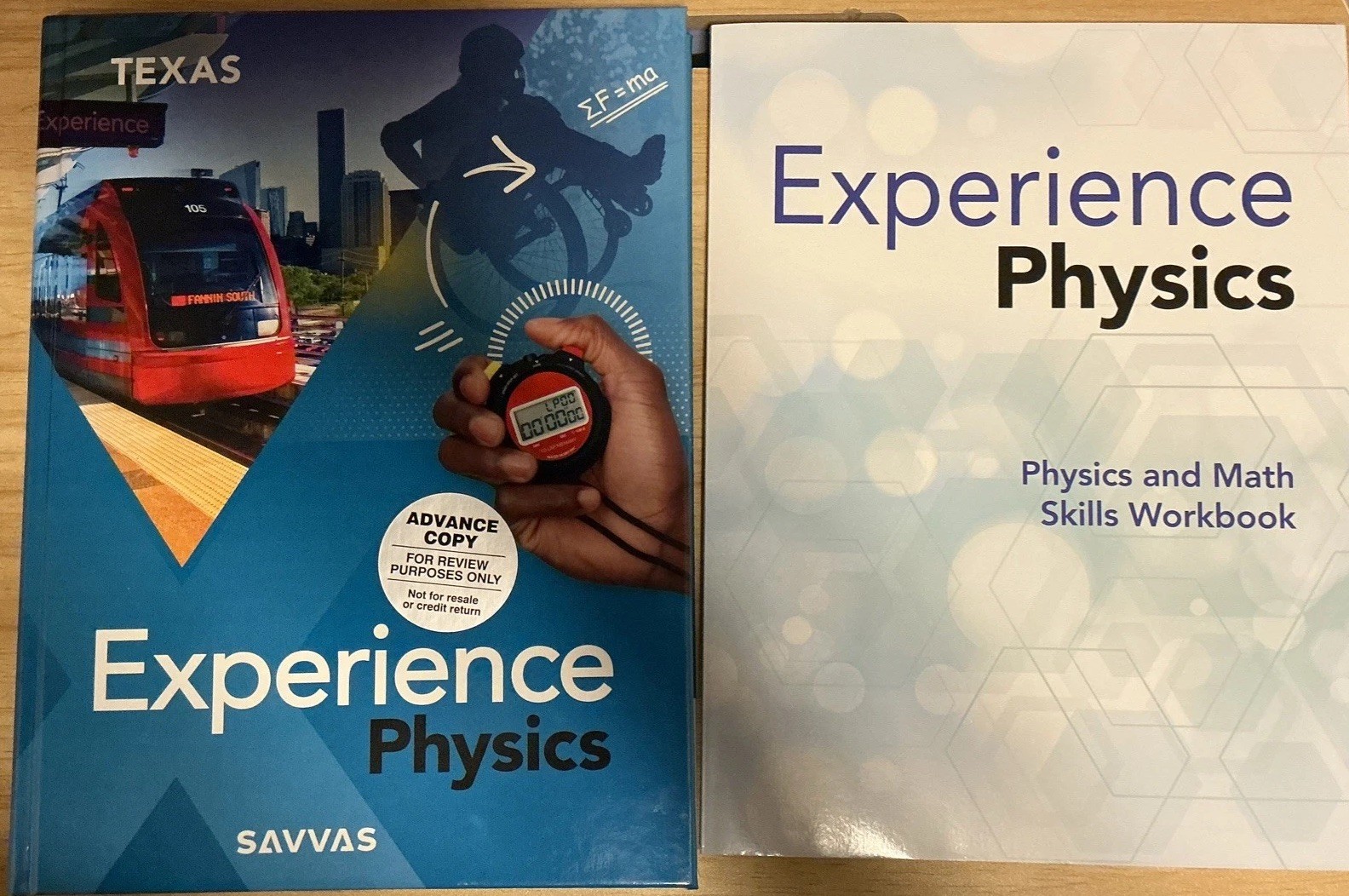 Experience Physics – Texas Edition 2025 Savvas Textbook & Skills Workbook