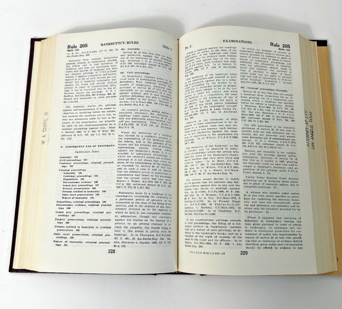 United States Code Annotated Title 11 Rules Of Bankruptcy Procedures Book