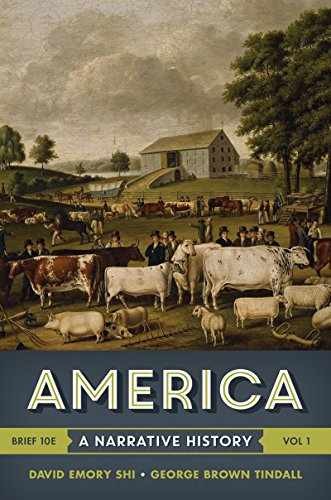 America: A Narrative History – Paperback, by Shi David Emory; – Very Good j