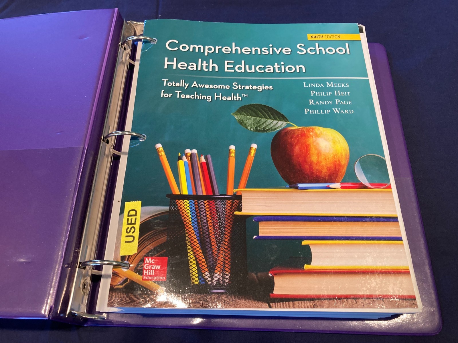 Comprehensive School Health Education – Meeks:Heit:Page:Ward (9Th Edition) USED
