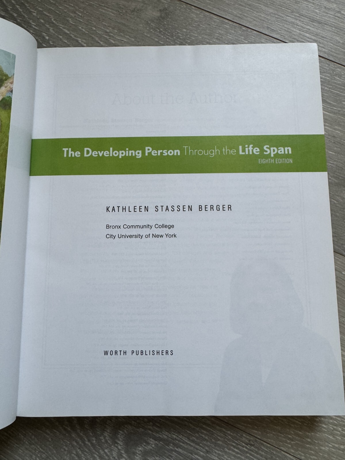 Developing Person Through the Life Span by Kathleen Stassen Berger (2011,…