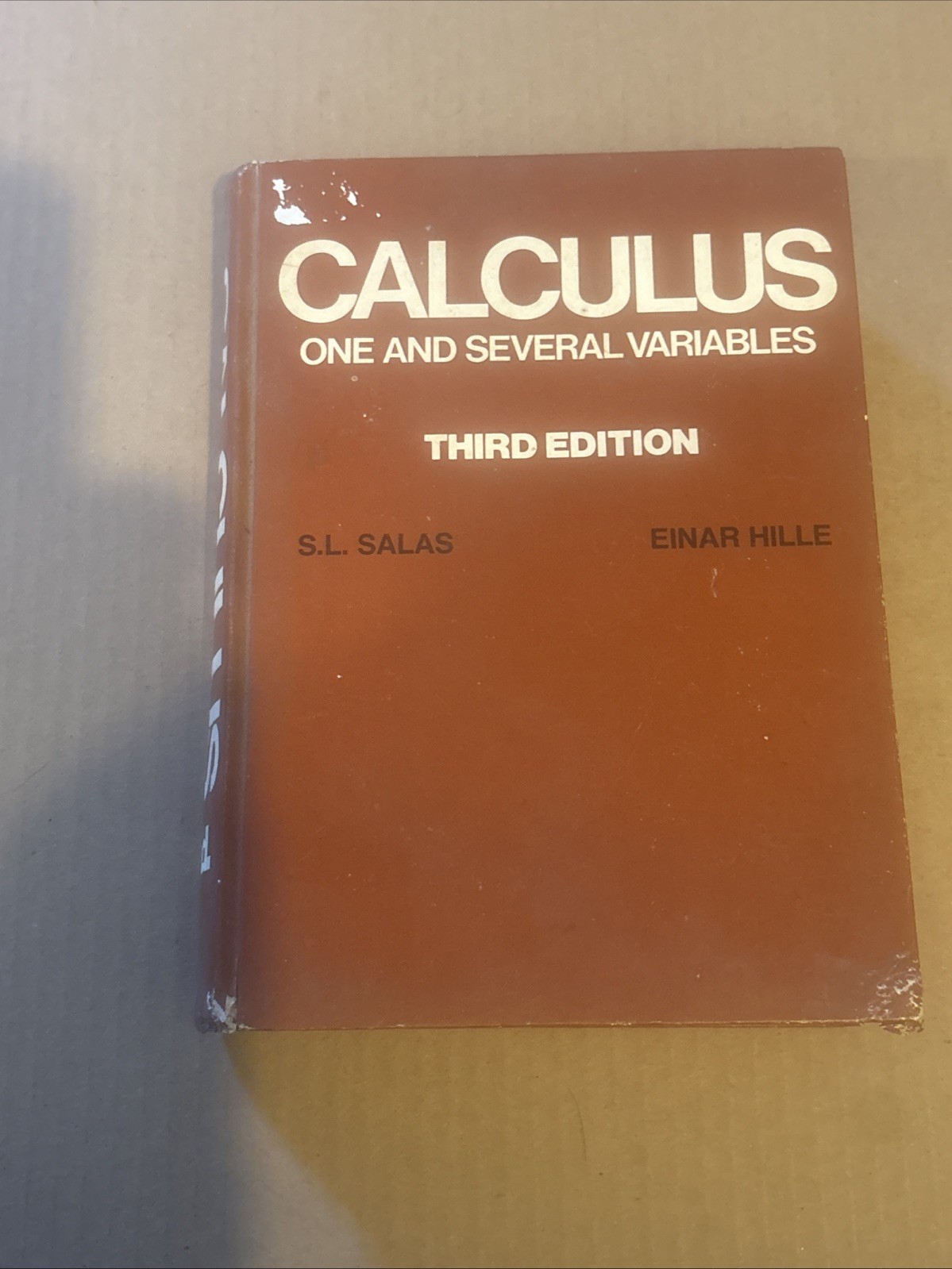 Calculus One And Several Variables Third Edition S.L Salas Einar Hille