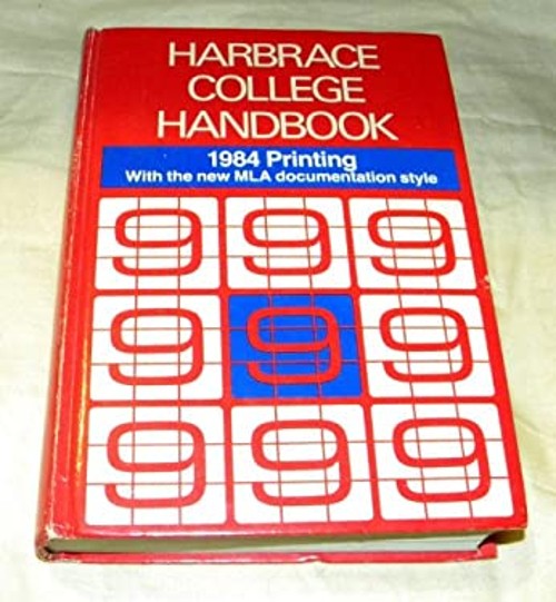 Harbrace College Handbook : 1984 Hardcover Mary E., Hodges, John