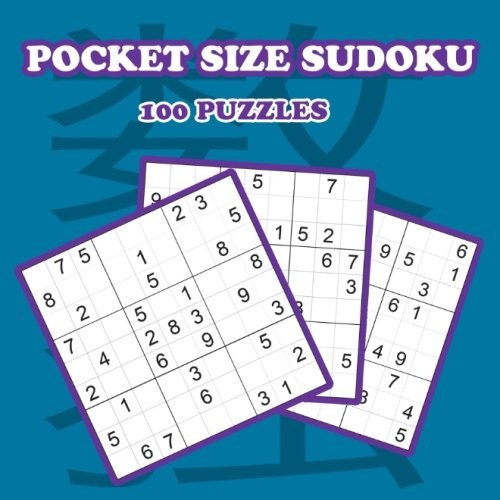 POCKET SIZE SUDOKU PUZZLES: PORTABLE SUDOKU PUZZLE BOOK By Coloring NEW
