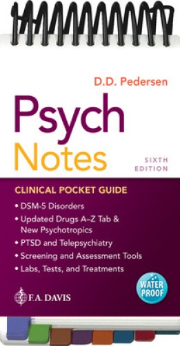 Psych Notes: Clinical Pocket Guide by Pedersen, Darlene D. [Spiral Bound]
