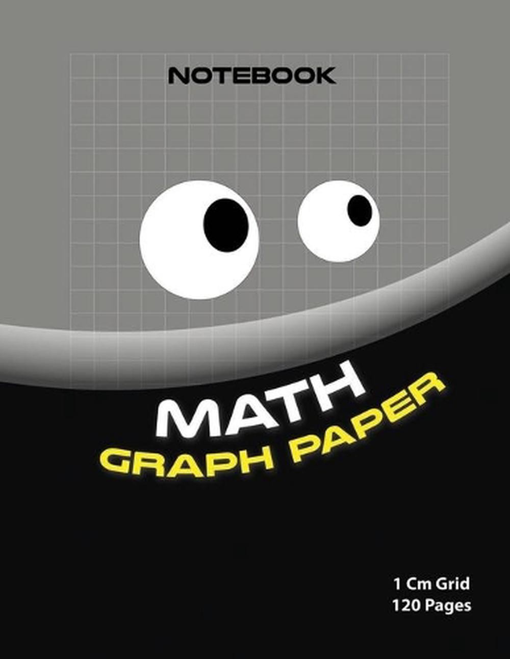 Math graph paper ( Black edition ): 1cm Grid maths book ( Color: black 120 pages