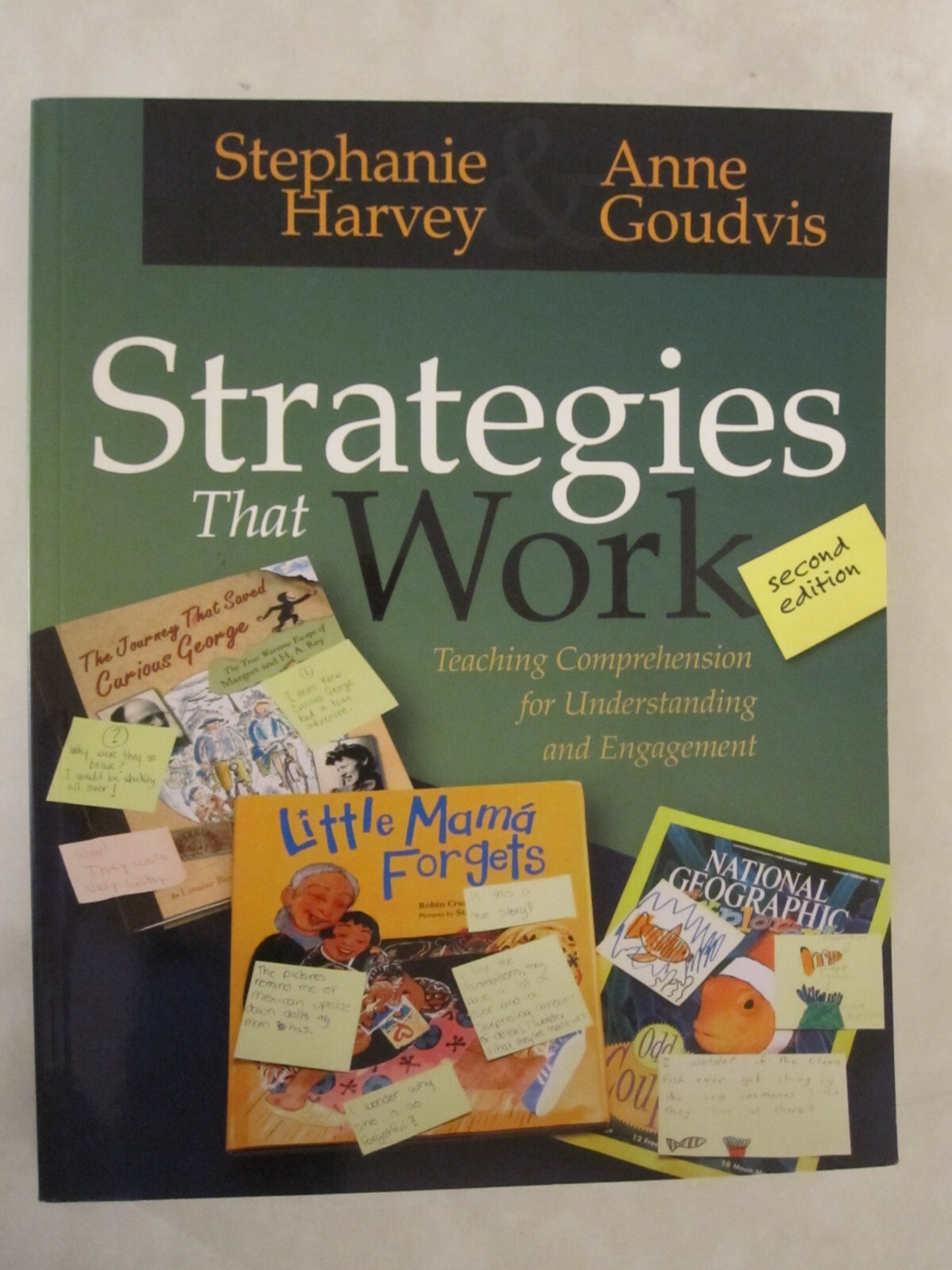 Strategies That Work by Stephanie Harvey and Anne Goudvis 2nd edition