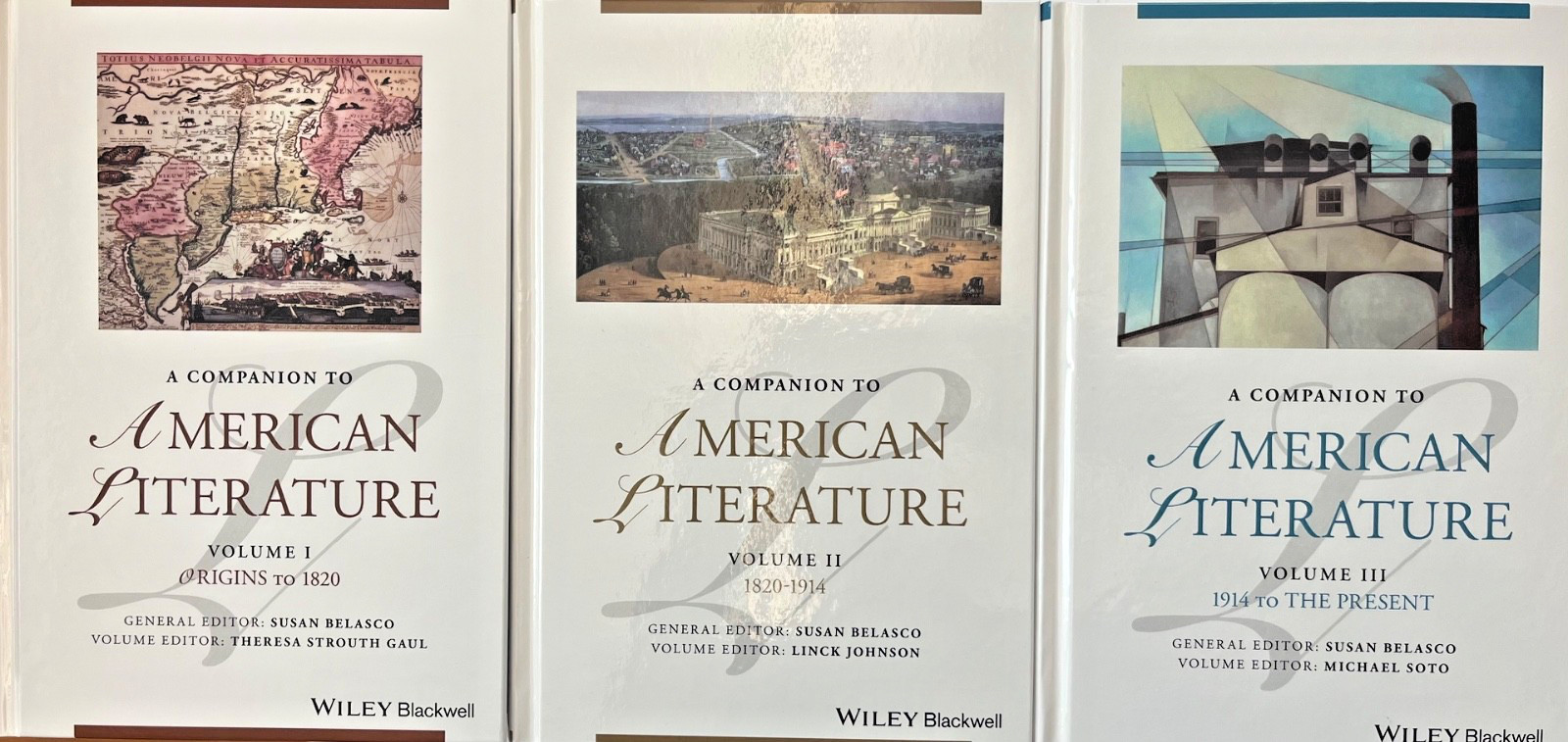 NEW A Companion to American Literature, 3 Volume Set ed S.Belasco hardcover ENG