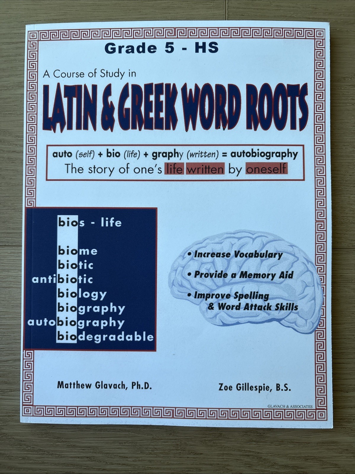 Course of Study in LATIN and GREEK WORD ROOTS, Grade 5 – HS by Glavach, Matt.