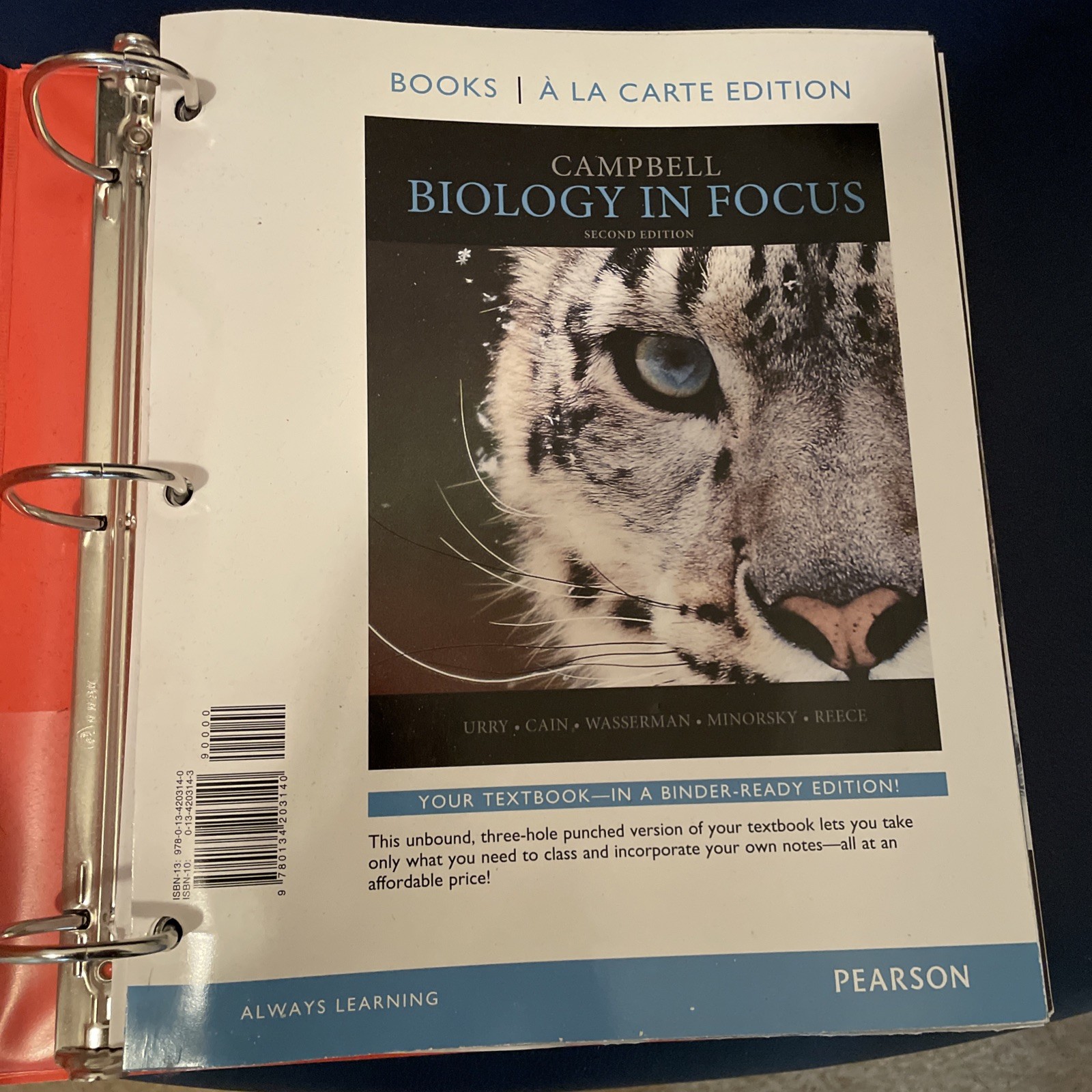 Campbell Biology in Focus, Books a la Carte Edition by Peter V. Minorsky,…