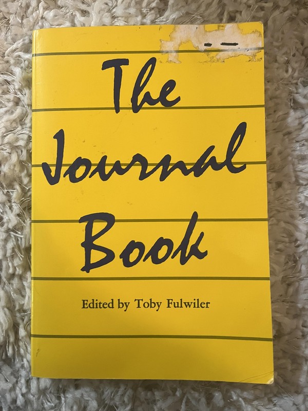 Vintage The Journal Book Toby Fulwiler PB Yellow 1987 Boynton/Cook USA Education