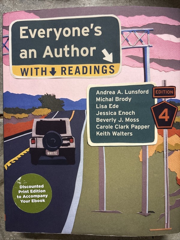 Everyone’s An Author With Reading 4th Edition Lunsford Brody Ede College Textboo