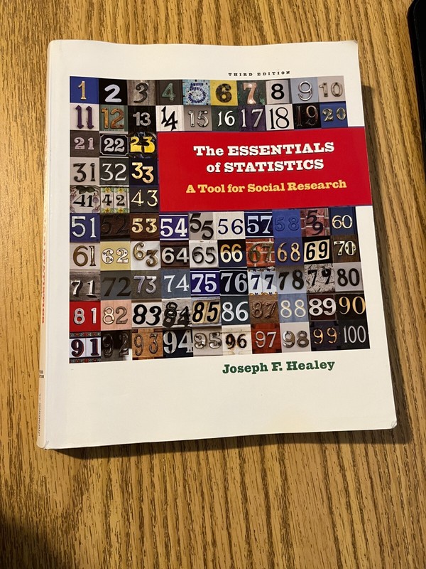 The Essentials of Statistics: A Tool for Social Research – Joseph F. Healey