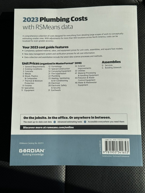 Plumbing Costs 2023 with RSMeans Data gallery